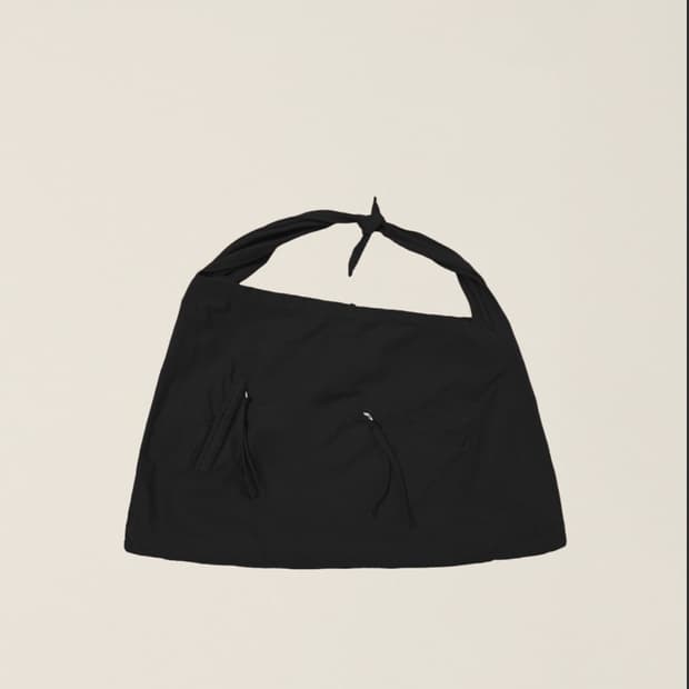 GARMENT DYED 2 WAY STRAP TOTE BAG (LARGE