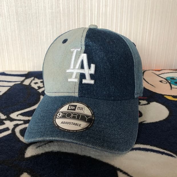 뉴에라X아이엠스튜디오 MLB LA다져스 투톤 데님볼캡