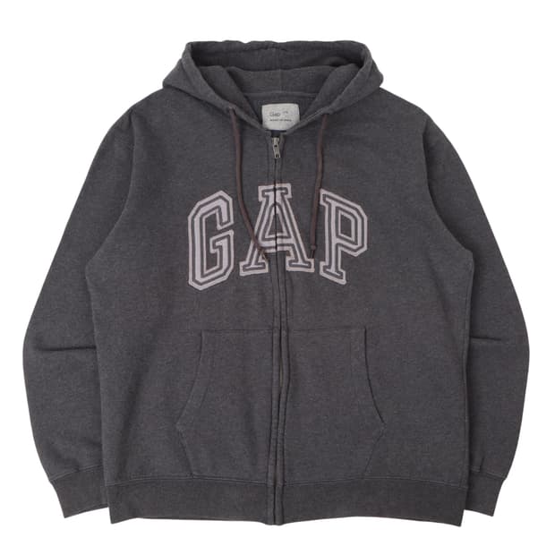 갭 챠콜 그레이 후드집업
