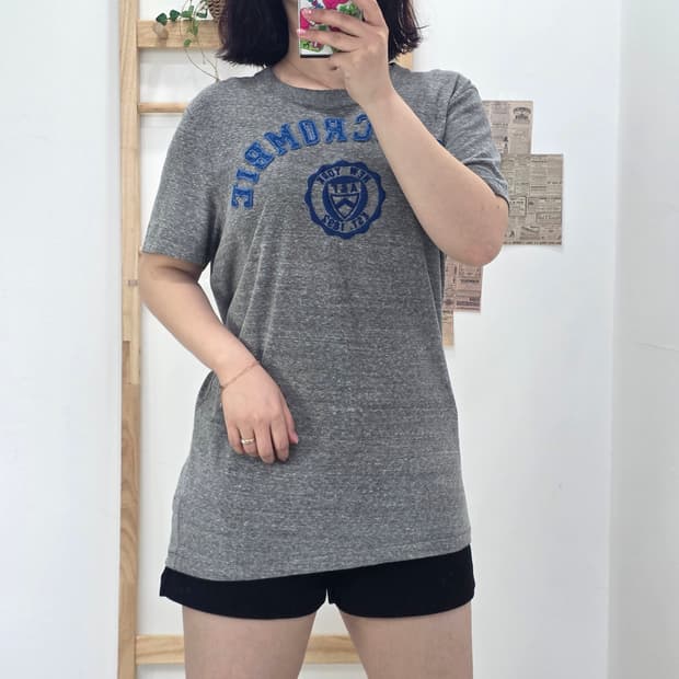 [프립]M/아베크롬비 반팔 티셔츠 그레이