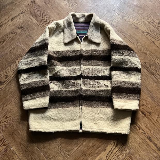 [L]90's 빈티지 네이티브 패턴 코트 자켓