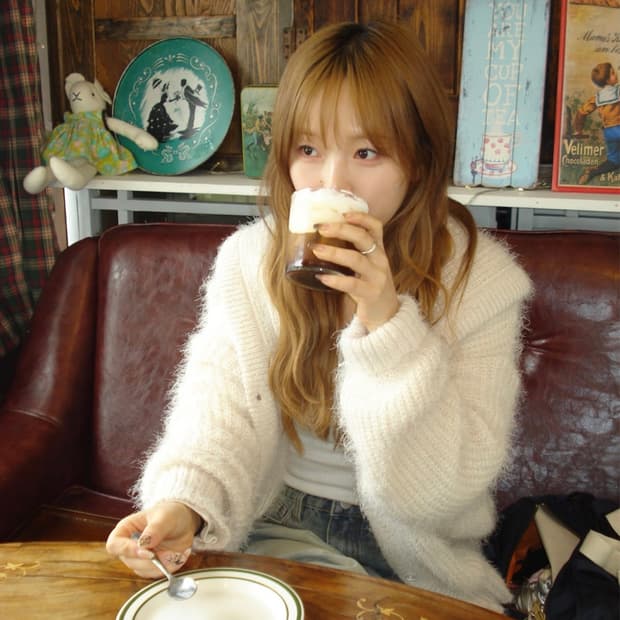 아워캐비넷 leaf hood cardigan 가디건