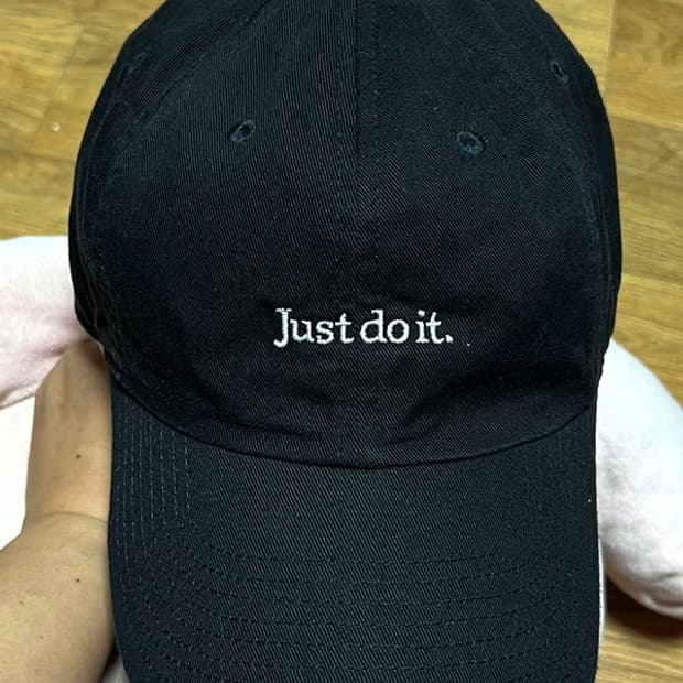 NIKE 나이키 헤리티지 86 저스트두잇 블랙 볼캡 모자 프리 남녀공용