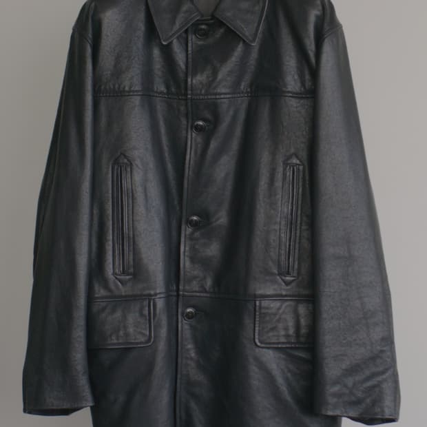 코모리 22aw 램 레더 카코트 3