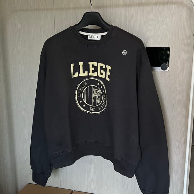 렉토 LLEGE 맨투맨 free사이즈