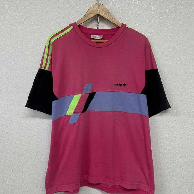 (XL)80~90'S 아디다스 반팔-M2164