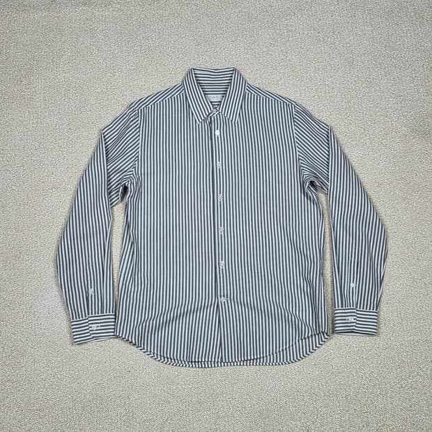 [타임옴므] A. Monti 원단 스트라이프 셔츠 | 00270