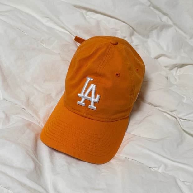 뉴에라 캡모자 오렌지