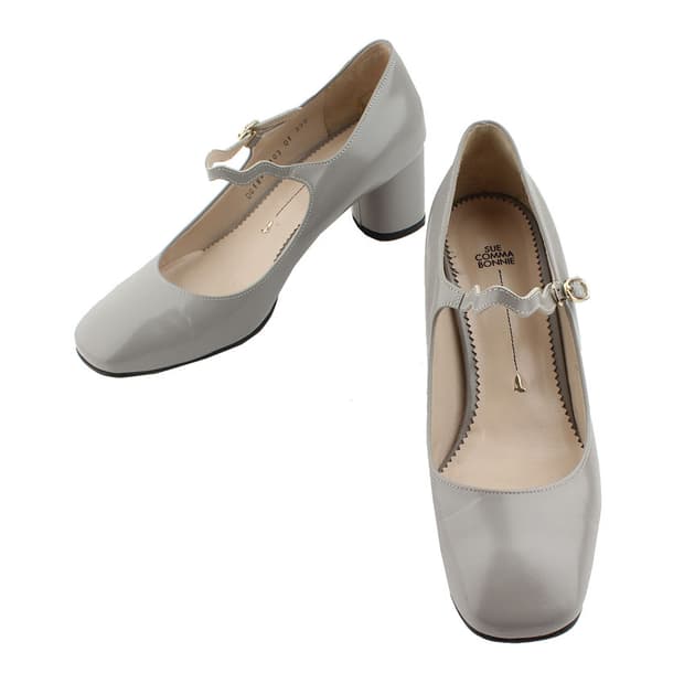 슈콤마보니 라이트그레이 메리제인 펌프스 39