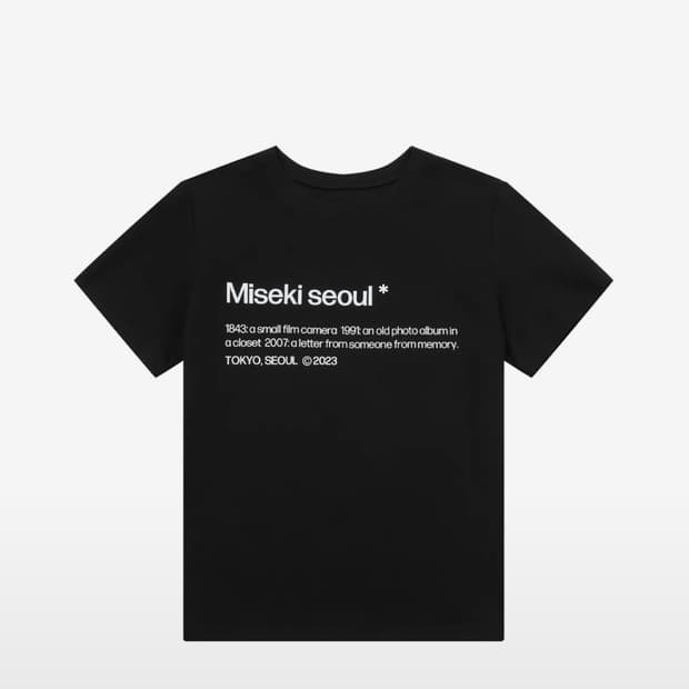미세키서울 short sleeves BLACK