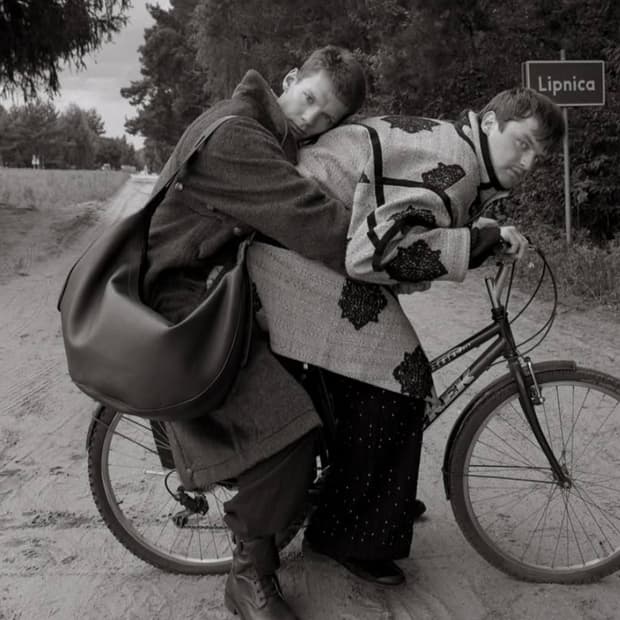 키코 코스타디노브 25fw MORAVIA 레더 백/초콜렛