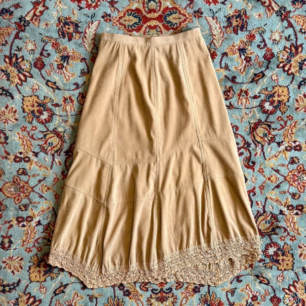 Crochet Lace Pumpkin Skirt 0049