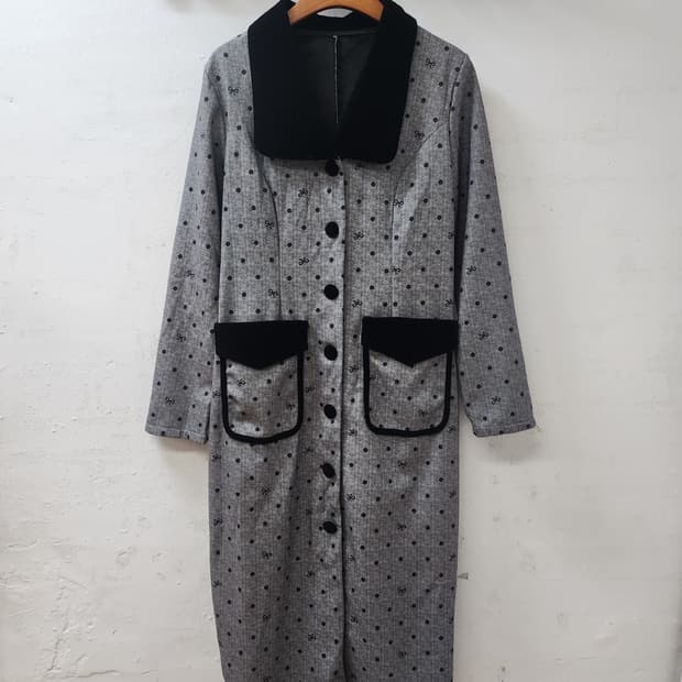 일본빈티지 도트원피스