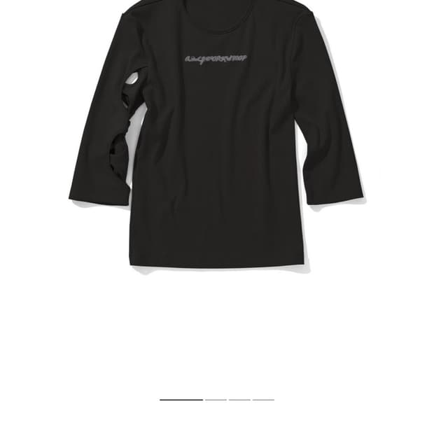 오들리워크샵 3-Quarter Cutout Tee, Bustle s