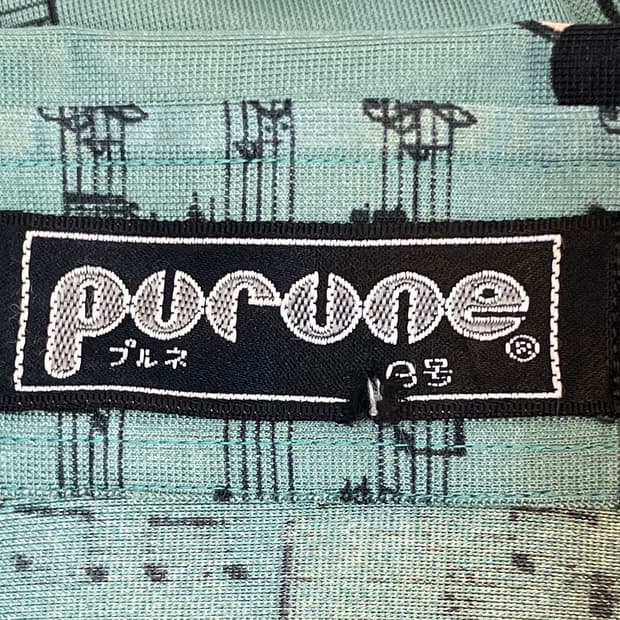 재팬 빈티지 purune 악보&패션 일러스트 셔츠  [희귀매물]