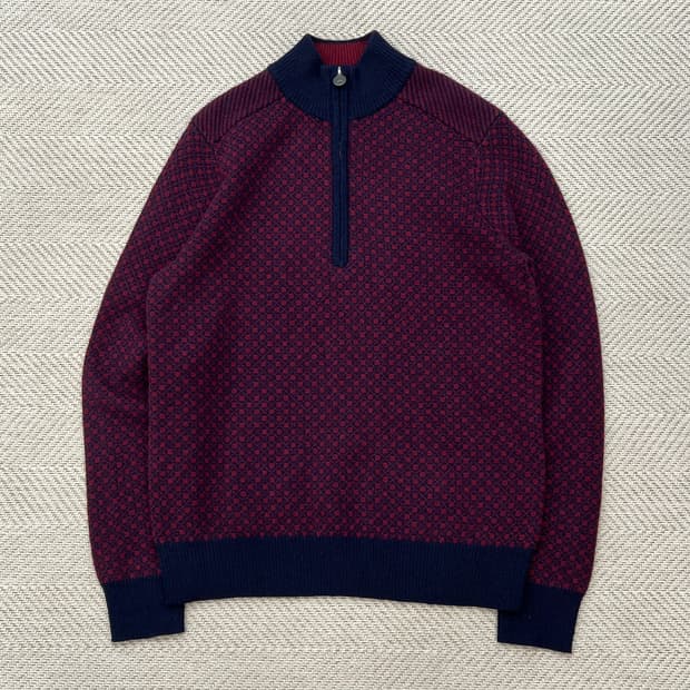 브룩스브라더스 반집업 니트 r2548