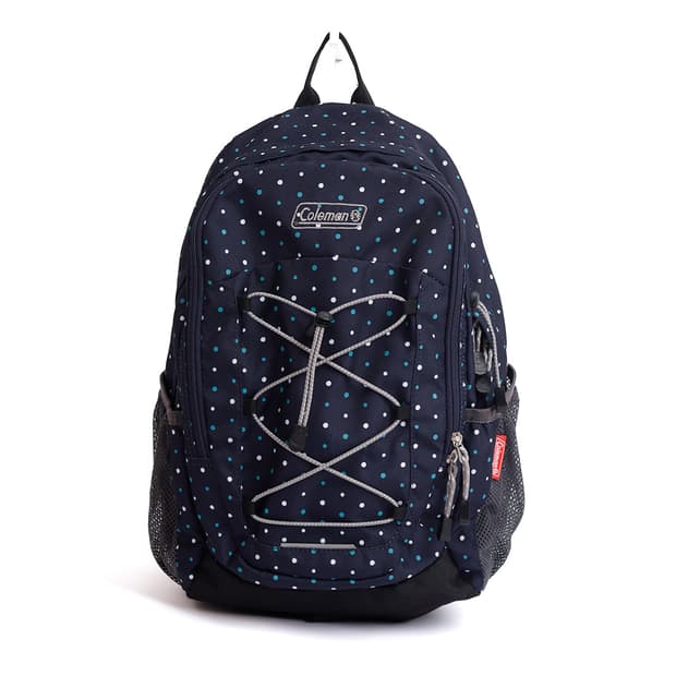 [Coleman] 도트 패턴 나일론 아웃도어 백팩