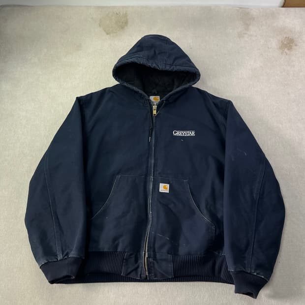 110 칼하트 j140 다크네이비 액티브 워크자켓