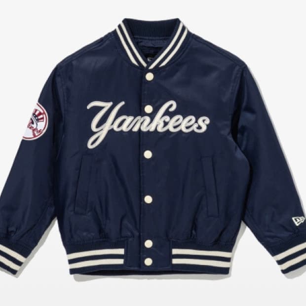 뉴에라 MLB 뉴욕 양키스 스타디움 재킷 미드나잇 네이비 13781135