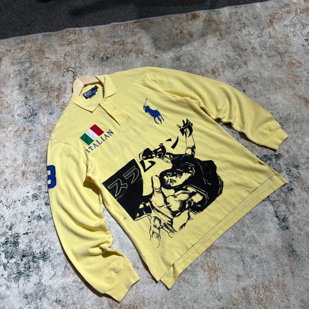 폴로 빅포니3 이탈리아 치프키프 커스텀 카라 슬리브 티셔츠