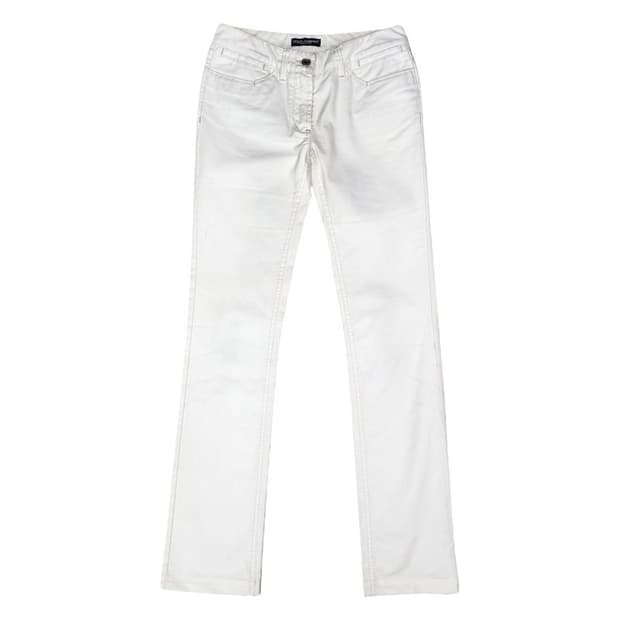 DOLCE&GABBANA 화이트 데님팬츠 Women 40
