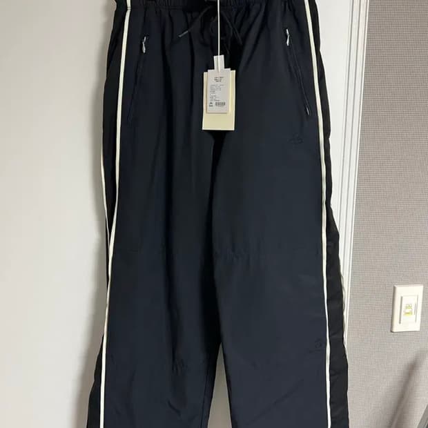 (3) 폴리테루 1011 나일론 트랙 팬츠 다크 네이비