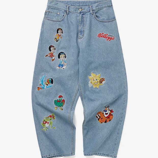 위캔더스 KELLOGGS H.O.F DENIM PANTS