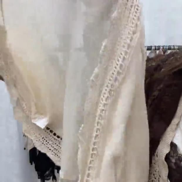 크루빈티지 단품 베이지 볼레로