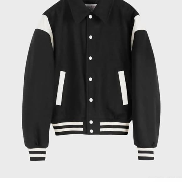 새상품) 벌스데이수트 레더 바시티 자켓 M 온라인가 198,000원