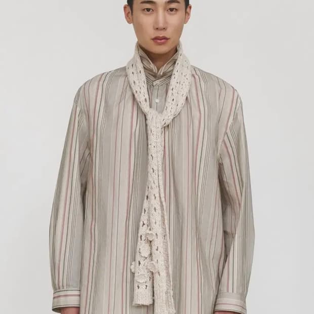 Amomento 아모멘토 크로셰 니트 머플러