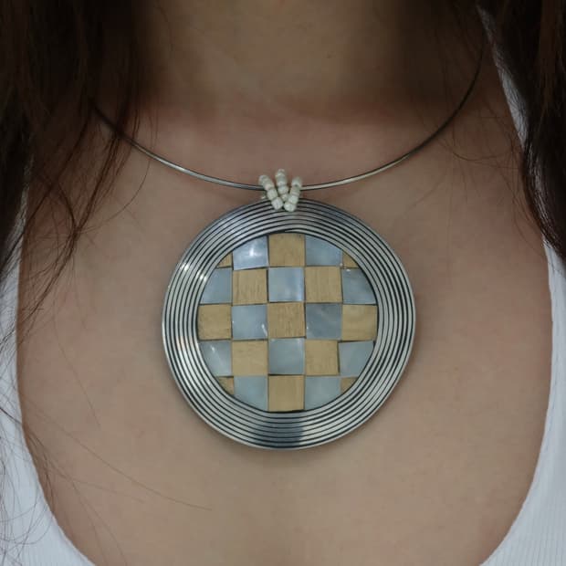mosaic necklace