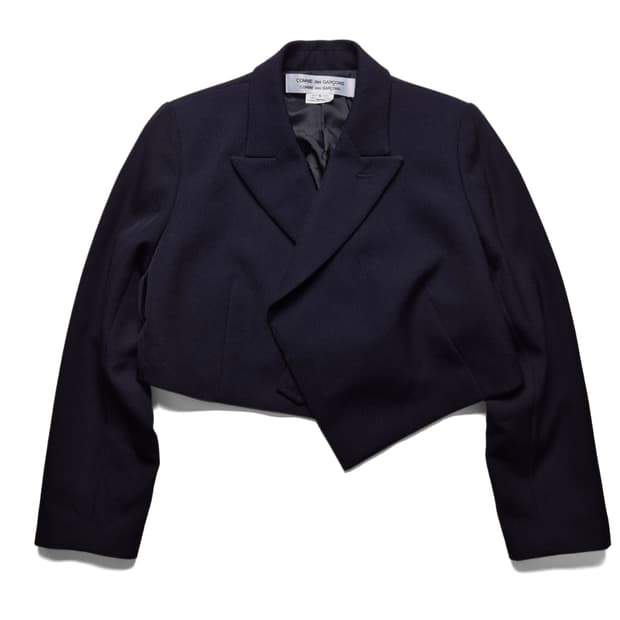 [S] 꼼데가르송 23AW 벨티드 크롭 자켓