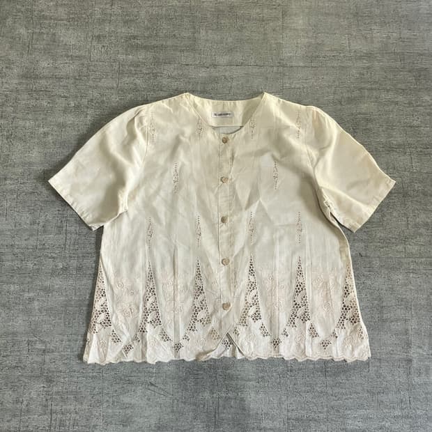 일본빈티지 Ladies Fashion 하구미 오리엔탈 동양공주풍 반팔자켓