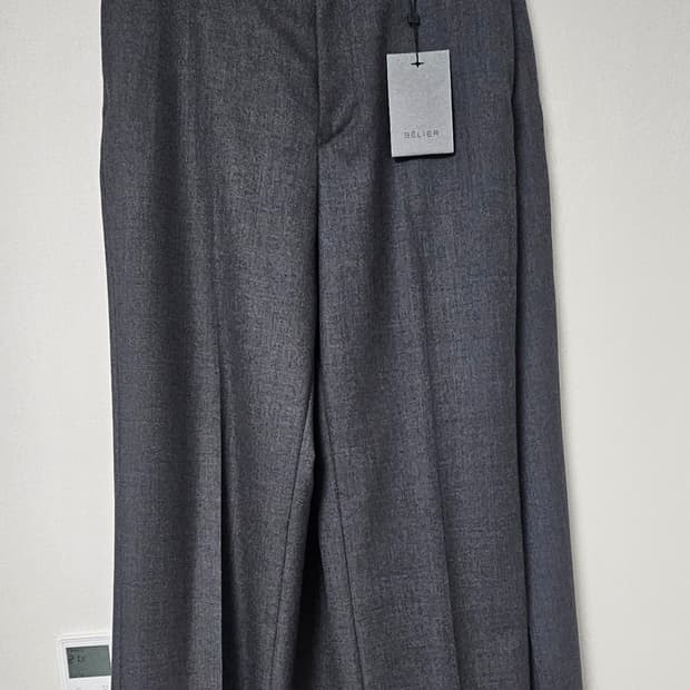 32)벨리에 멜란지그레이 스트레이트 슬랙스 2벌(택미제거새상품)