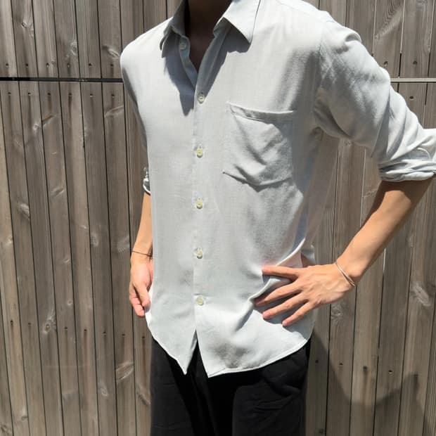 00s Helmut Lang Linen Shirt
