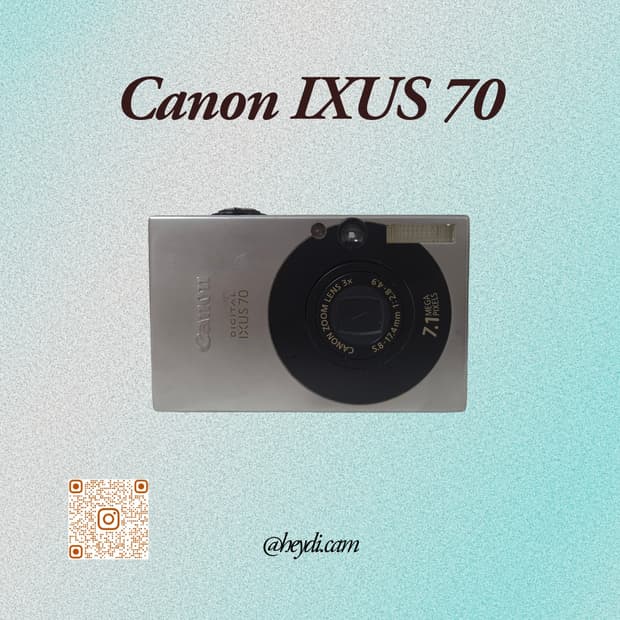 외관A급) (강민경 아이브 리즈 은채) 캐논 ixus70블랙