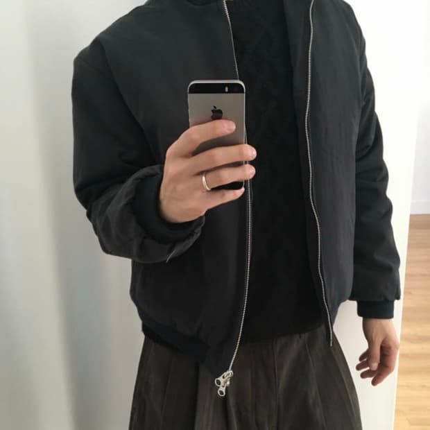 블랙 항공 점퍼