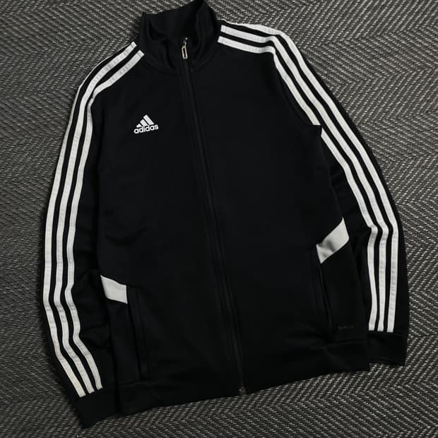 아디다스 에센셜 트랙탑 블랙 져지y 4449