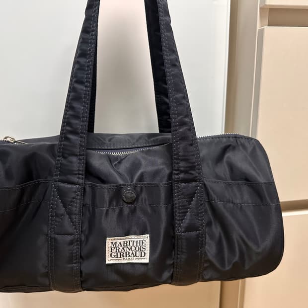 마리떼프랑소와저버 나일론 더플백 네이비