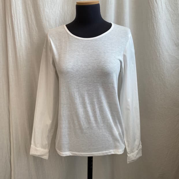 CHOCOL RAFFINE 화이트 베이직탑(M)