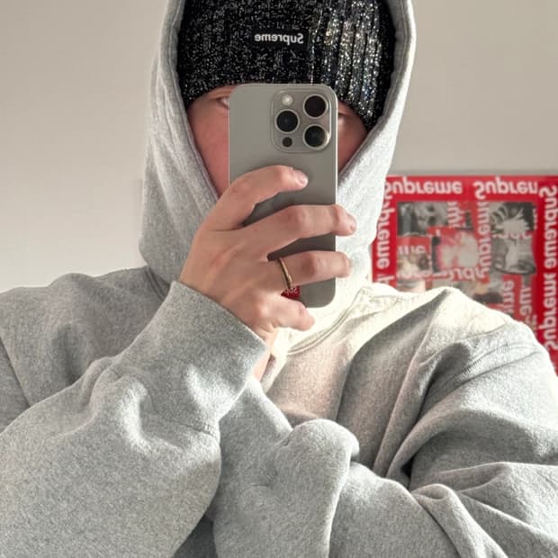 25SS 슈프림 오버다이드 비니 메탈블랙 (미착용)