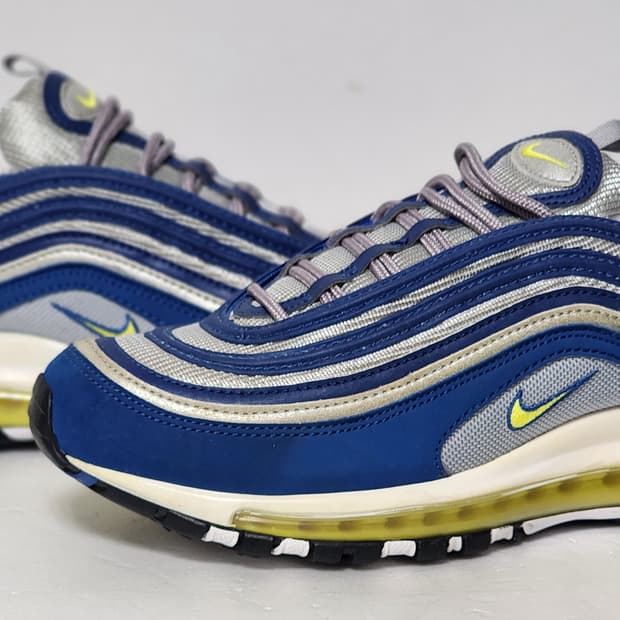 나이키 에어맥스 97 파랑/은색 265mm