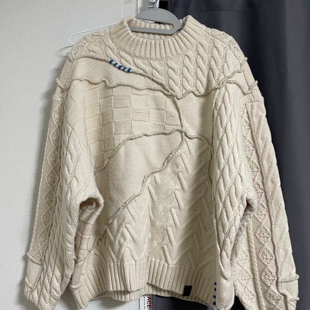 자라 X 아더에러 패치워크 니트 스웨터