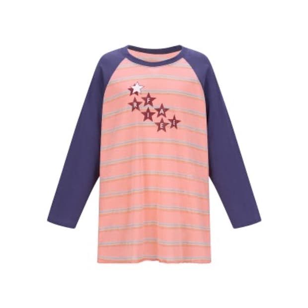 rainbow raglan t-shirt (pink)