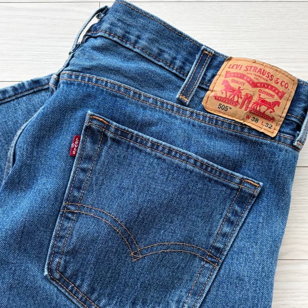 리바이스 505 레귤러 스트레이트 데님 36 (38x32)