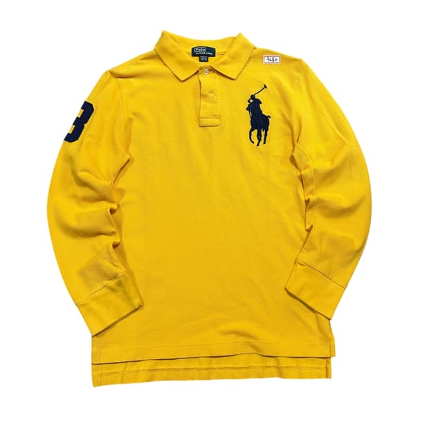 ✨ (바배) 폴로 랄프로렌 빅포니 카라 롱슬리브 (10-12)