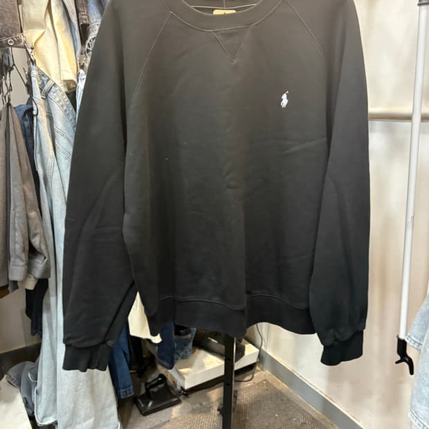폴로 랄프로렌 검정색 맨투맨 L