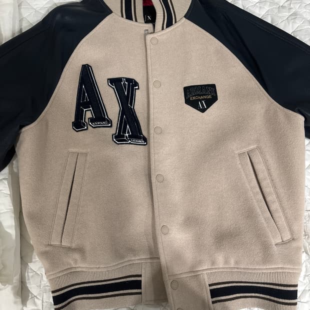 Armani exchange vasity bomber jaket