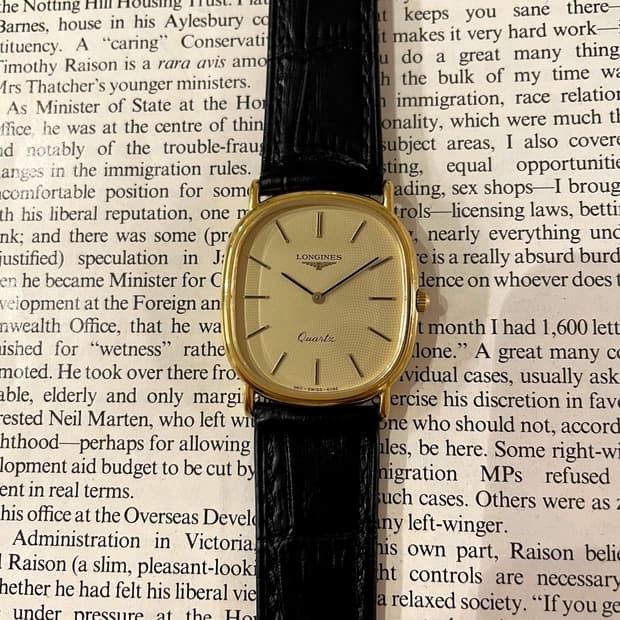 론진 엘립스 빈티지 시계