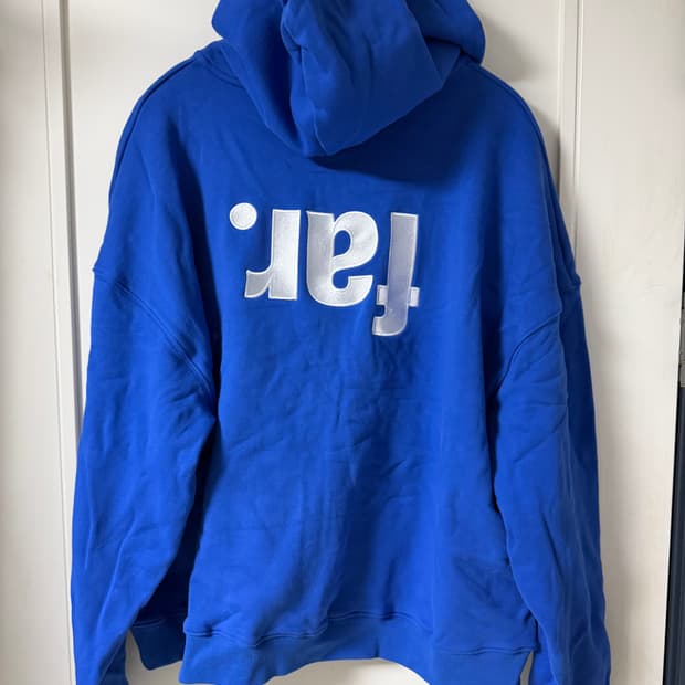 [2] 파아카이브 리버스 로고 후드집업 블루